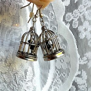 Vintage Bird Cage Earrings